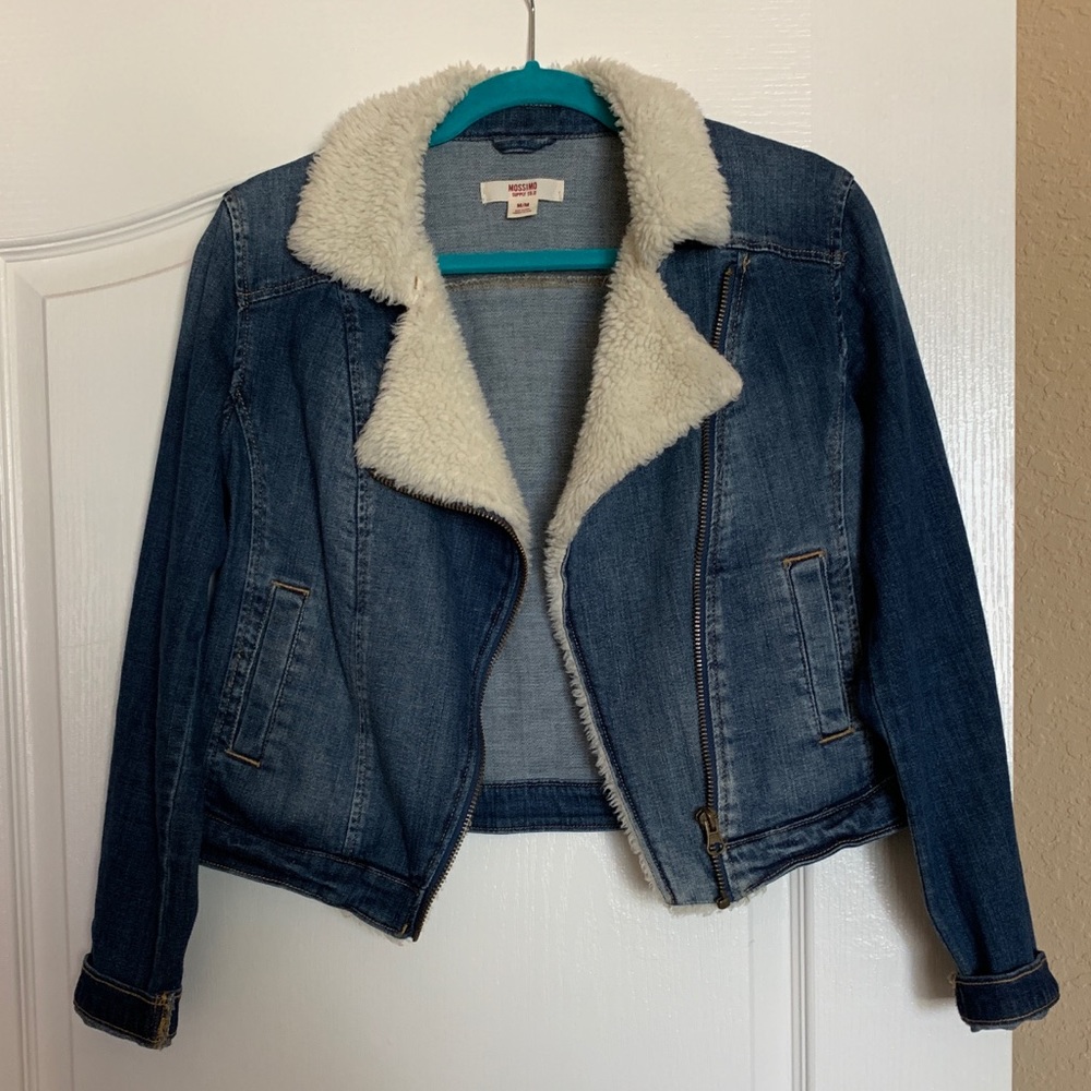 Faux Fur Denim Jacket